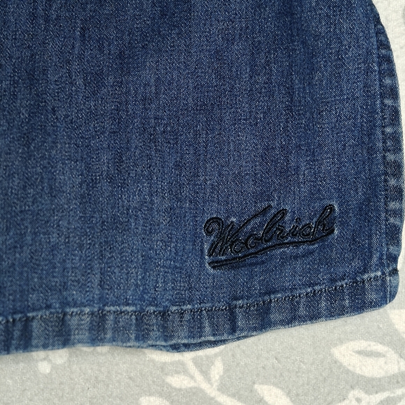 Vintage Woolrich Denim Jean Shirt - Medium - Picture 4 of 7